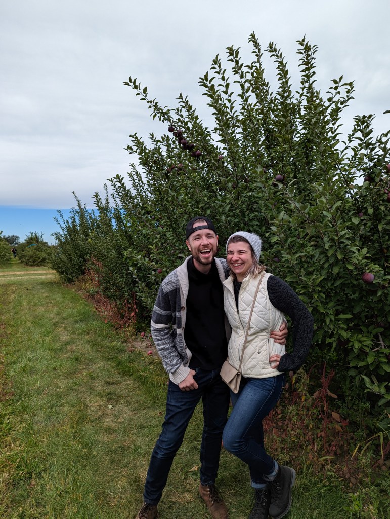 Picture of Matthew and Julia of Cooking With The Wolfes